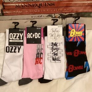 Izzy, AC/DC, Pink Floyd & David Bowie Socks Set